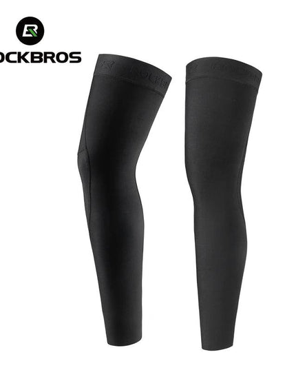 ROCKBROS Winter Leg Warmers Cycling Sports Leg Warmer Men's Women's Breathable Nylon anti-slip Legging Running Bodybuilding