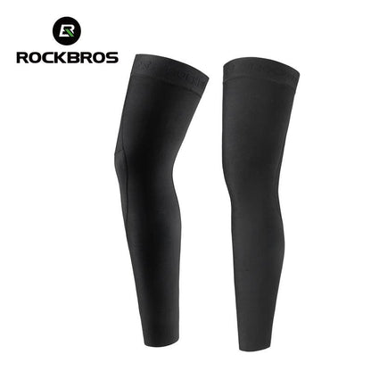 ROCKBROS Winter Leg Warmers Cycling Sports Leg Warmer Men's Women's Breathable Nylon anti-slip Legging Running Bodybuilding