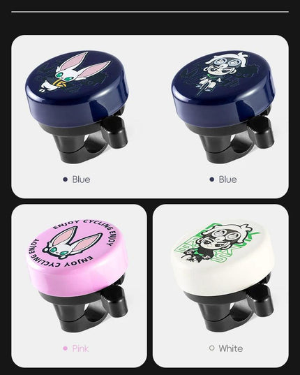 ROCKBROS Bike Bell Cycling Ring Safety Warning Alarm Cycling Handlebar Bell Ring Lightweight 80-100dB Durable Bells Accessories