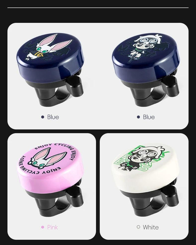 ROCKBROS Bike Bell Cycling Ring Safety Warning Alarm Cycling Handlebar Bell Ring Lightweight 80-100dB Durable Bells Accessories
