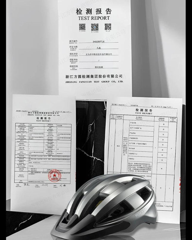ROCKBROS Ultra-Light Cycling Helmet Taillight Magnetic Goggles Integrated Bicycle Helmet High Quality Protection Mtb Road