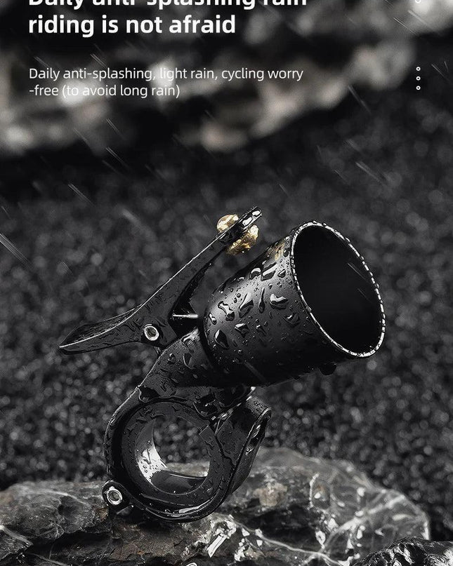 ROCKBROS Bicycle Brass Bell Cover Nylon Stainless Steel Screw High Decibel Clear Ring MTB Road Bike Retro Bell Bike Accessories