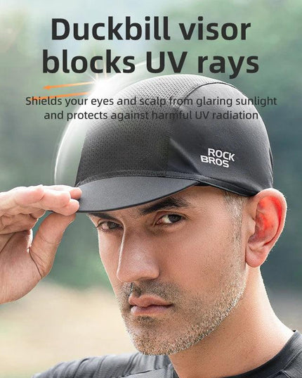 ROCKBROS Cycling Caps Polyester Bicycle Quick Dry Sports Hats Summer UV Protection Bike Balaclava Unisex Size Breathable Hat