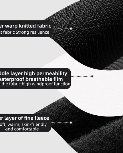 ROCKBROS Cycling Trousers With Italian Trouser Pad Long Tights Reflective Leggings Winter Fleece Thermal Anti Slip Pants 0-10°