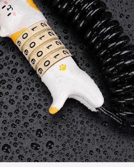ROCKBROS Creative Bike Lock Ultra-Light Cute Cat Password Helmet Lock Steel Cable Bike Lock Anti Theft Bike Accessories MTB Road