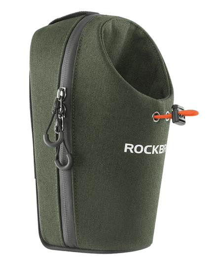 ROCKBROS Bicycle Bag Front Bag Water Bottle Bag 1.5L Folding Bike Mountain Road Bike Riding Bag Adjustable Large-caliber Bag