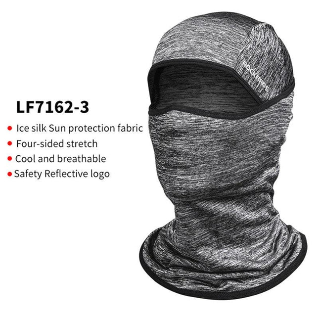 ROCKBROS Cycling Mask Summer UV Protection Balaclava Glasses Face Breathable Hole Men Women Quick-Drying Bicycle Ice silk Mask