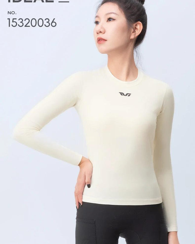 ROCKBROS TVI Series Thermal Underwear Lightweight Fleece Long Sleeve Innerwear Autumn Winter Women Tight Underwear Cycling Wear