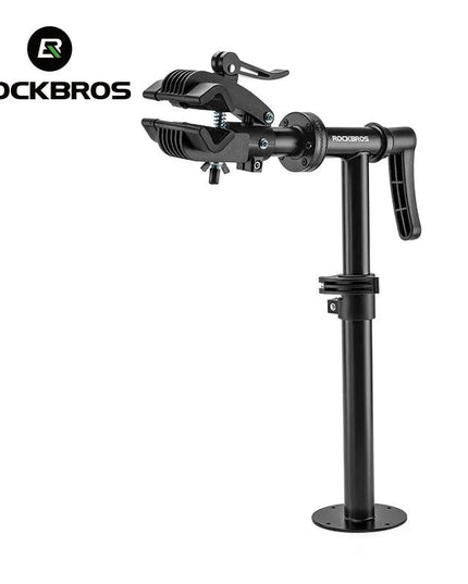ROCKBROS Bike Repair Rack Desktop Professional Bicycle Wheel Truing Stand 360° Rotation Adjustable Maintenance Storage Stand