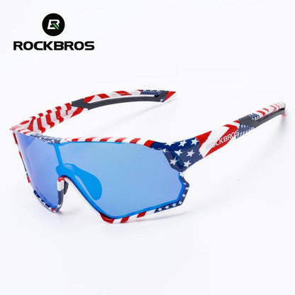 ROCKBROS Child Photochromic Polarized Sunglasses Bicycle Eyewear UV400 Kids Bike Goggles Protection Classic Windproof Glasses