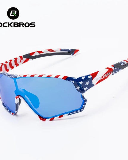 ROCKBROS Children's Cycling Glasses Polarised Sunglasses TR90 Flexible Frame for Boys Girls UV400 Protective Glasses Sports