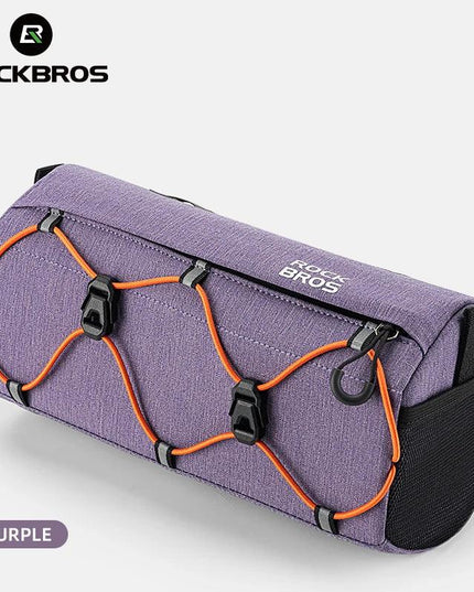 ROCKBROS Bicycle Handlebar Bag 2.2L Multifunctional Mtb Road Cycling Bike Bag Adjustable Shoulder Bag 3D Design Bicycle Packet