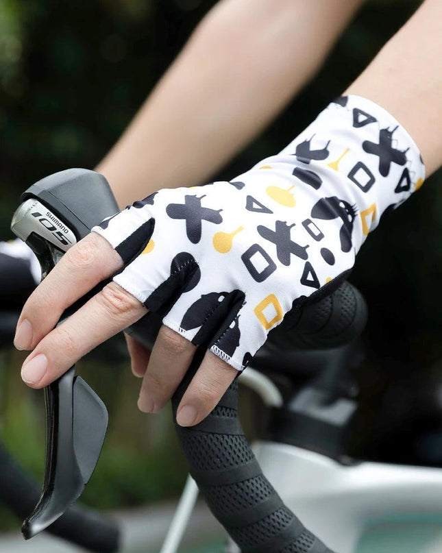 ROCKBROS Cycling Gloves Half Finger Summer Men Women Gloves Breathable Anti Slip MTB Road Bike Gloves Fitness Shock-absorbing