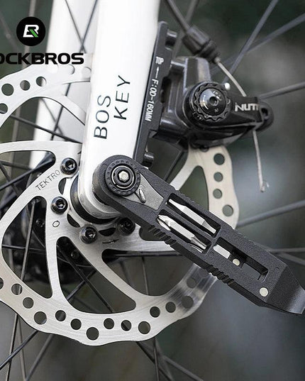 ROCKBROS Bicycle Wrench Set High Strength Multifunctional Portable Bicycle Tire Levers Ratchet Wrench Kit Bike Tire Prying Rod