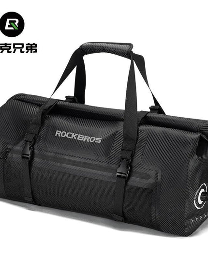 ROCKBROS Waterproof Motorcycle Pannier PVC 20L-60L Tail Bag Travel  Rear Seat Luggage Bag Multiple Carry Motorcycle AccessorIes