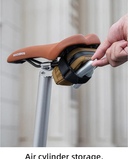 ROCKBROS Mini Bicycle Saddle Bag Lightweight Small 0.35L Bike Bag Portable Multi function Hand Bags Cycling Bag Bike Accessories