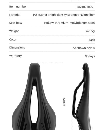 ROCKBROS Bicycle Saddle Ultralight Hollow Comfortable Saddle Breathable MTB Road bike Shockproof Sports Cycling Seat Lightweight