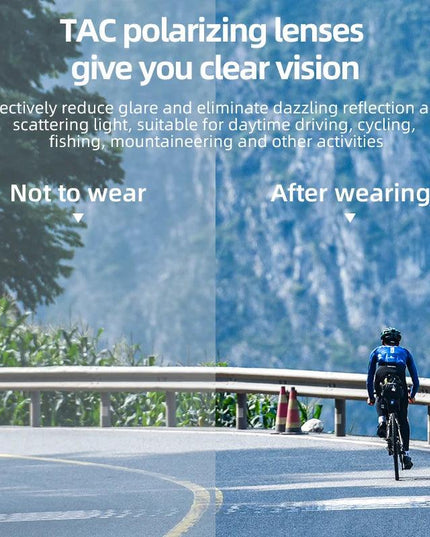 ROCKBROS Bicycle Glasses UV400 Cycling Glasses Bike Fishing Sunglasses Hiking Riding Polarized/Photochromic Eyewear Sport Goggle