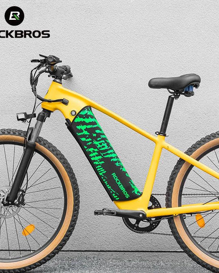 ROCKBROS Electric Bike Battery Cover Thick Weatherproof Dust Dustproof Reflective Scratch-Resistant Insulation Protector Winter