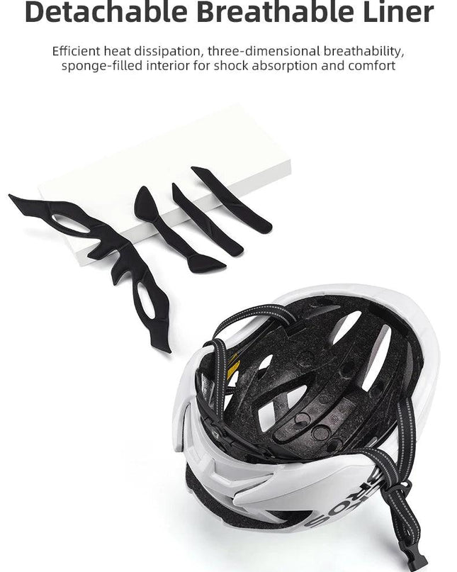 ROCKBROS Bike Helmet Outdoor Sports Safely Mountain Road Electric Scooter Helmet Integrated Molding Cycling Motorcycle Helmet