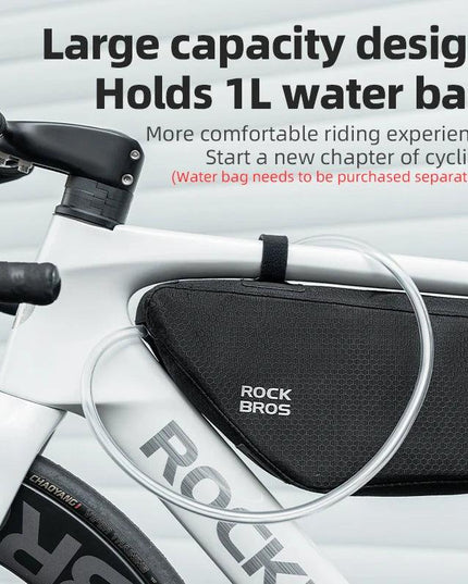 ROCKBROS Bicycle Bag Rainproof Cycling Top Tube Frame Bag Reflective Large Capacity MTB Road Bike  Pannier Bag Wear-resistant