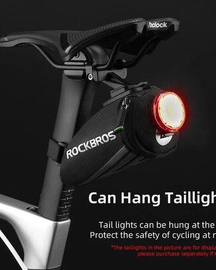 ROCKBROS Bike Bag Portable Reflective Saddle Bag Tail Seatpost Nylon Bicycle Bag MTB Road Bike Bag Panniers Bicycle Accessories