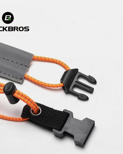 ROCKBROS Bicycle Leg Strap Safety Reflective Outdoor Bicycle Ankle Leg Band Portable Sports Camping Harnesses Cycling Equipment