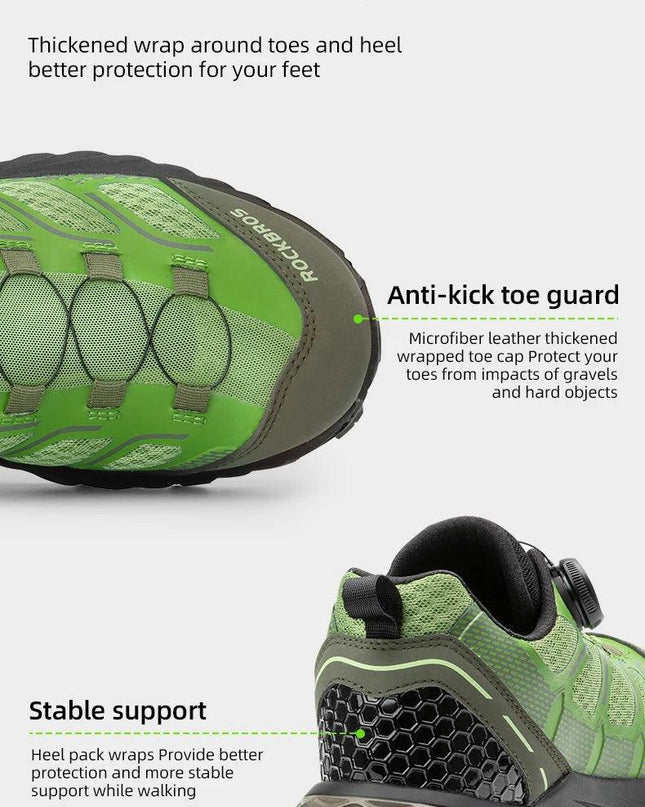 ROCKBROS Sports Shoes Men Cycling Outdoor Activity Footwear Soft Breathable Shoes Women Hiking Climbing Camping Non-slip Sneaker