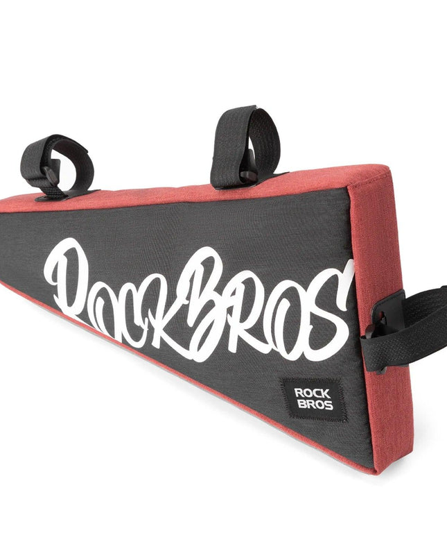 ROCKBROS Cycling Triangle Top Tube Bag Lightweight Bike Frame Pack for Tools and Accessories 1.9L large Capacity Triangle Bag