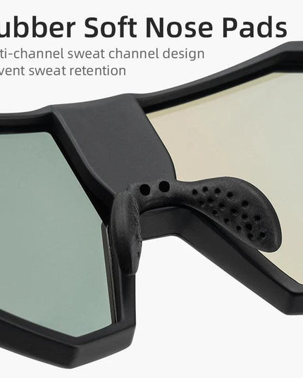 ROCKBROS Sunglasses Polarized Cycling Glasses Electronic Color Change Glasses UV400 Safety Bike Bicycle Eyewear Sports Goggles