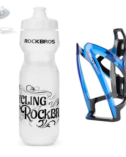 ROCKBROS Bike Water Bottle 750ml Bicycle Bottle With Holder Cage Outdoor Sport Portable Cycling Kettle Water Bottle Drinkware