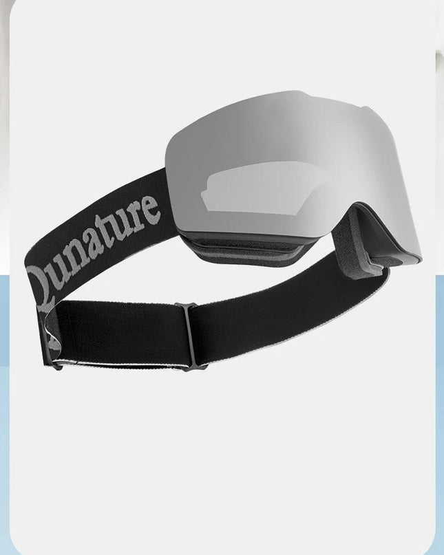 Qunature Ski Goggles Large Frame Snowboard Snow Goggles Double Layers UV400 Anti-fog Ski Glasses Skiing Outdoor Sport Eyewear