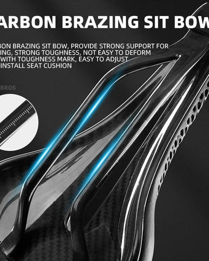 ROCKBROS Ultralight Bicycle Saddle 3D Printing Integrated Zonal Shock Absorption Comfortable MTB Road Bike Seat Spare Parts
