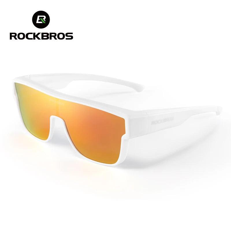 ROCKBROS Polarized Sunglasses Men's Driving Shades Dual-use Lens Camping Hiking Fishing Women UV400 Sports Cycling Eyewear