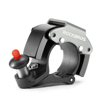 ROCKBROS Bicycle Bell Stainless Cycling Horn Mountain Road Anti-theft Alarm Horn Handlebar Bell Horn Classic Bicycle Accessories