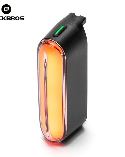 ROCKBROS Magnetic Bike Tail Light Type-C 7 modes Rechargeable LED Bicycle Rear Light for Night Riding Intelligent Brake Sensor
