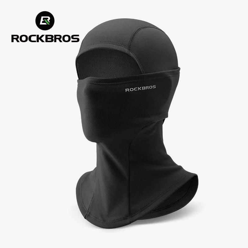 ROCKBROS Cyling Mask Winter Scarf Keep Warm Moto Mask Balaclava Fishing Skiing Mask Bicycle Scarf Motorcycle Scarf Bike Hat