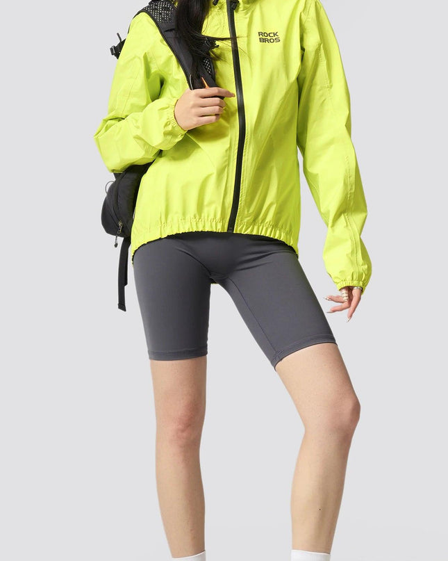 ROCKBROS Waterproof Cycling Jacket Raincoat Waterproof Breathable Outdoor Sport Windbreaker Cycling Hiking Men Women EUR Size