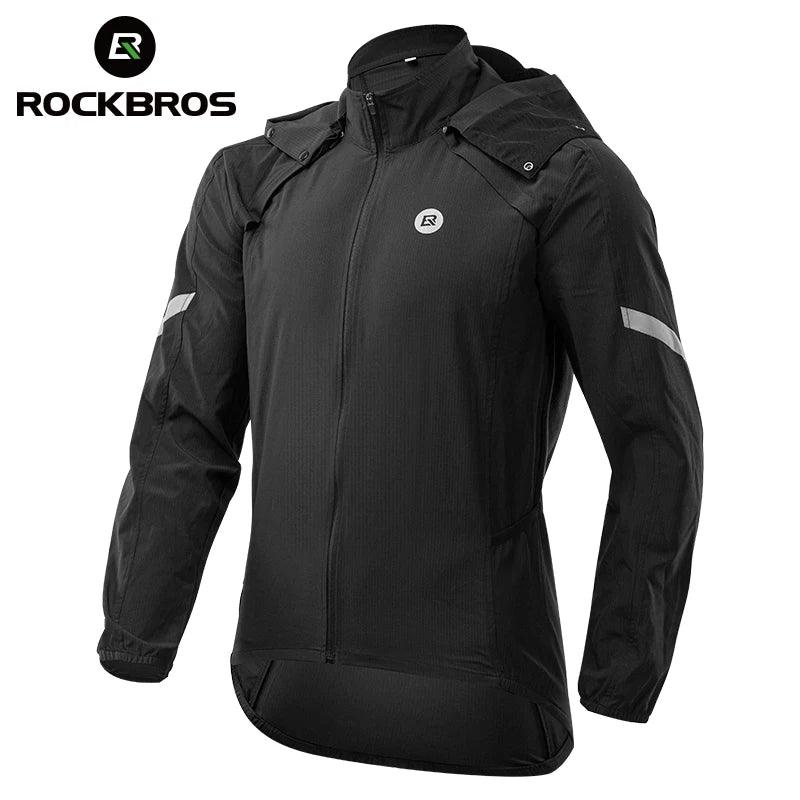 ROCKBROS Cycling Jacket Bicycle Men Jersey Breathable Clothing MTB Women Windproof Reflective Quick Dry Coat Sports Equipment