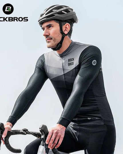 ROCKBROS Summer Cycling Jersey Quick Dry Long Sleeves Bicycle Shirt MTB Road Anti-UV Breathable Ciclismo Motor Bike Clothes