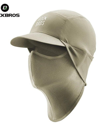 ROCKBROS Winter Cycling Mask and Hat 2 In 1 Fleece Thermal Keep Warm Ear Protection Outdoor Balaclava All Face Mask Men Women