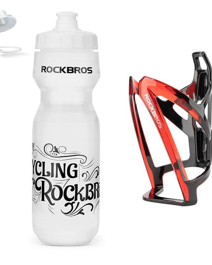 ROCKBROS Bike Water Bottle 750ml Bicycle Bottle With Holder Cage Outdoor Sport Portable Cycling Kettle Water Bottle Drinkware