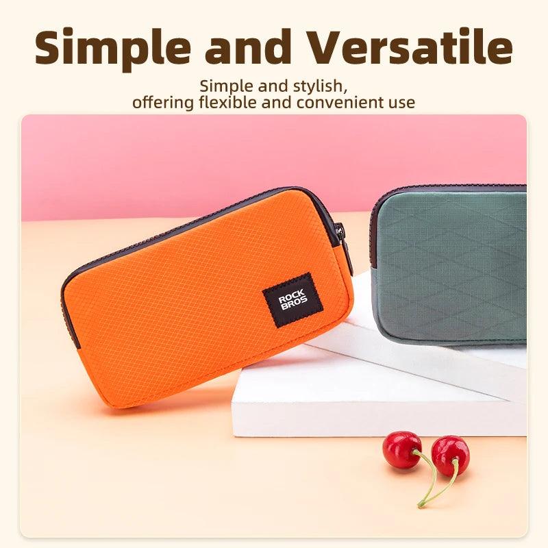 ROCKBROS Mobile Phone Bags Universal Protective Bag Case Cover for iPhone Samsung Huawei Xiaomi Cycling Tool Storage Coins