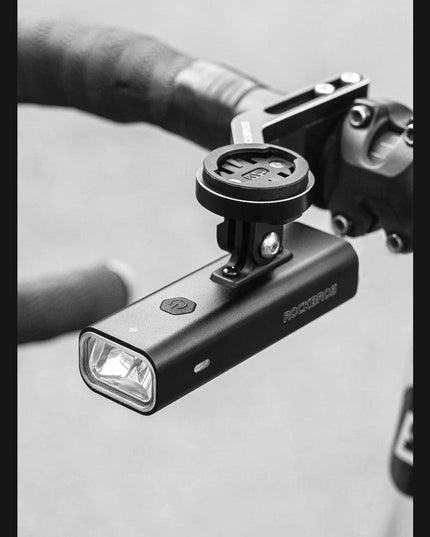 ROCKBROS Bike Front Light IPX6 Type-c Rechargeable Bicycle Hanging Light Headlight LED Flashlight 400/800/1000/1500LM Aluminum