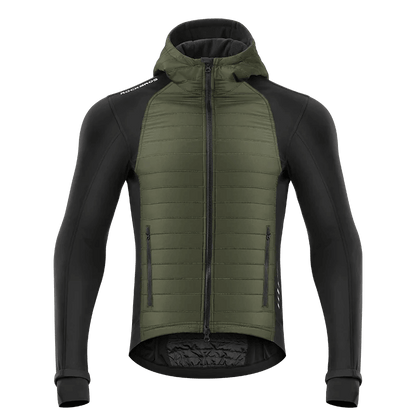 ROCKBROS Warm Winter Cycling Jersey  Ultralight Down Jacket Long Sleeve Bicycle Clothing Thermal Fleece Resistant Ciclismo Coat