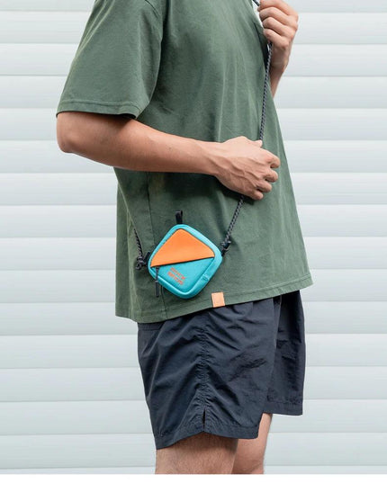 ROCKBROS Bicycle Saddle Bag Shoulder Bag Polyester Bike Tailbag Storage Seat Pouch Bag Outdoor Reflective Crossbody Bags