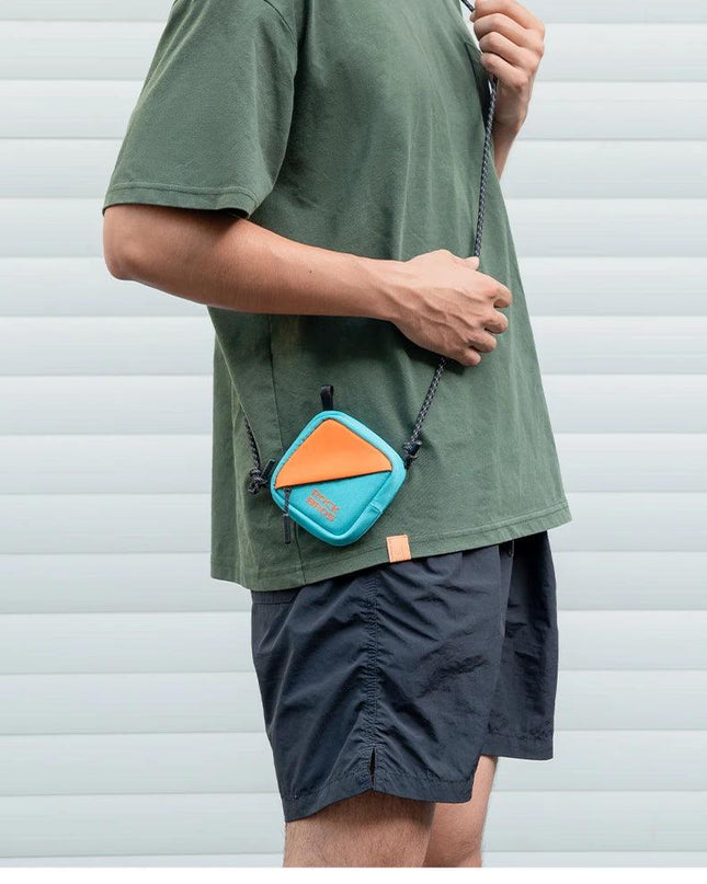 ROCKBROS Bicycle Saddle Bag Shoulder Bag Polyester Bike Tailbag Storage Seat Pouch Bag Outdoor Reflective Crossbody Bags