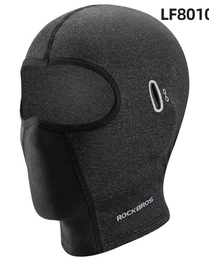 ROCKBROS Warm Windproof Cycling Headgear Breathable Face Mask Outdoor Electric Bicycle Balaclava Bike Skiing Fleece Head Hat
