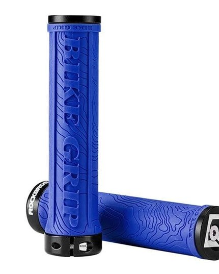 ROCKBROS TPR Rubber Bike Grips Bicycle Handlebar Mtb Grips Soft 3D Anti-skid Lock On Handle Bar Cycling Parts Bike Accessories