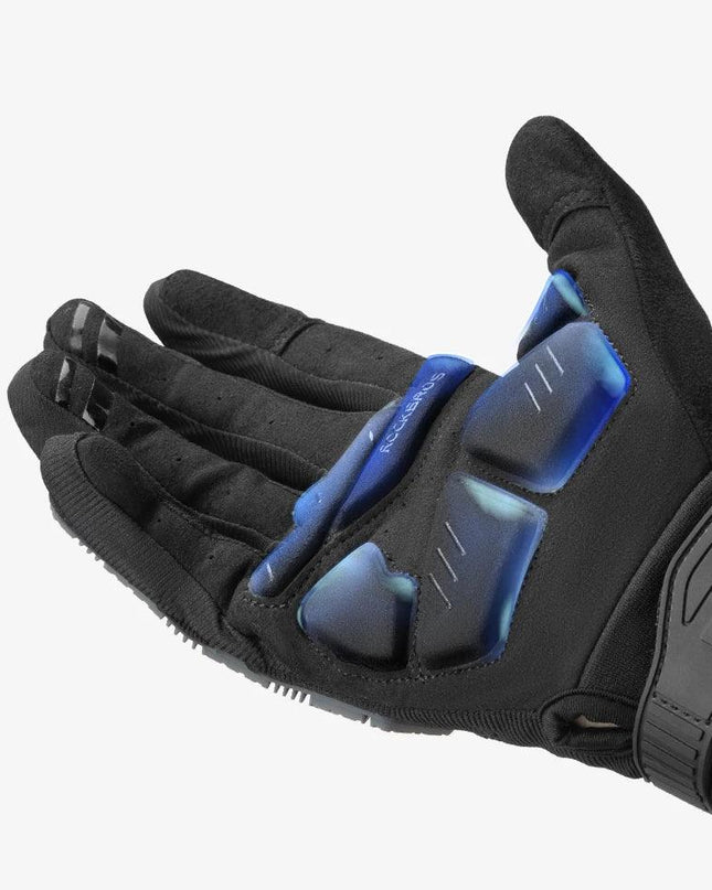 ROCKBROS Tactical Gloves SBR Thickened Pad Cycling Gloves Shockproof Breathable GEL Bike Gloves Winter Warmer Full Finger Sport